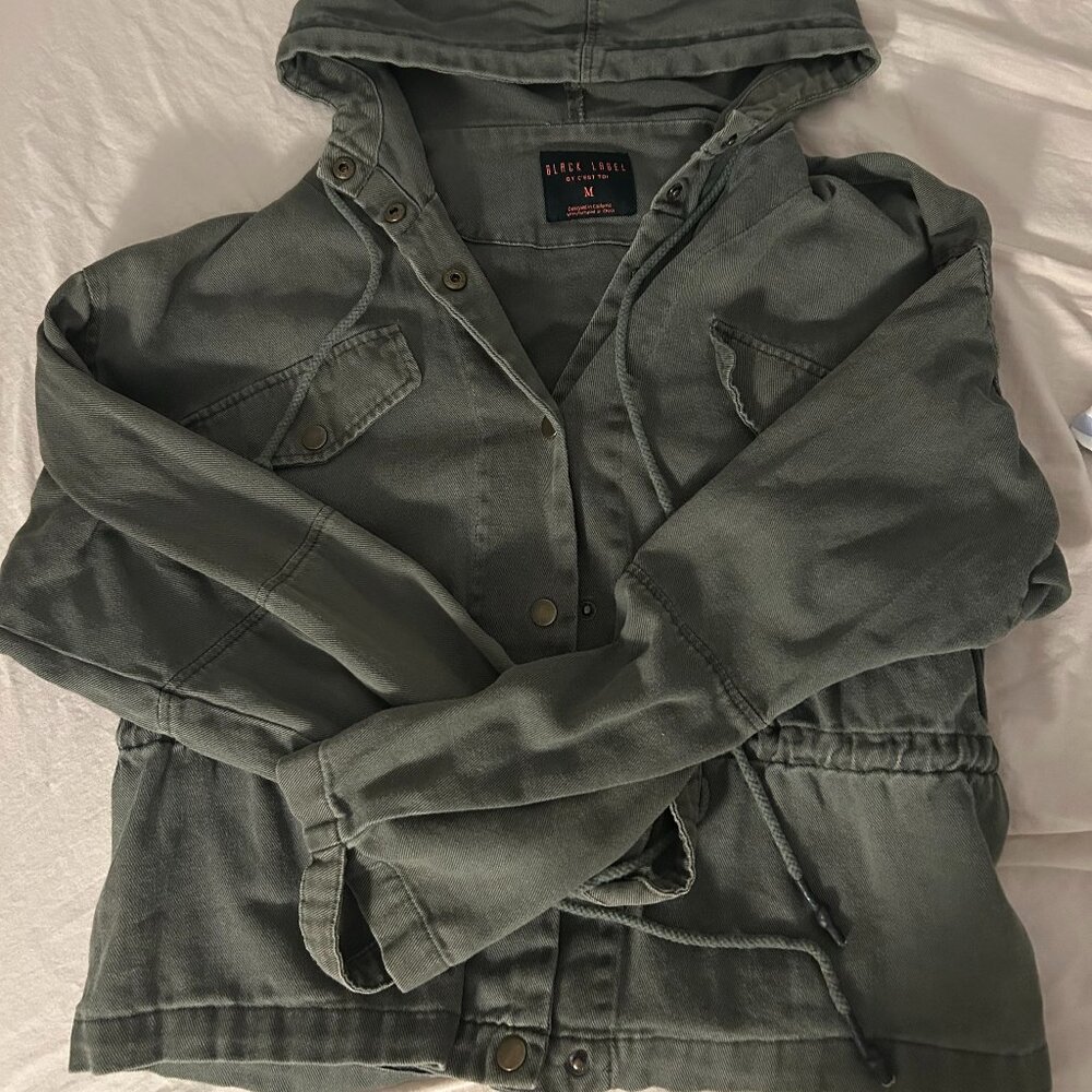 Army Green Cargo Jacket Black Label